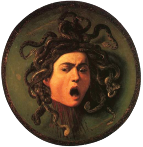 Scudo con testa di medusa